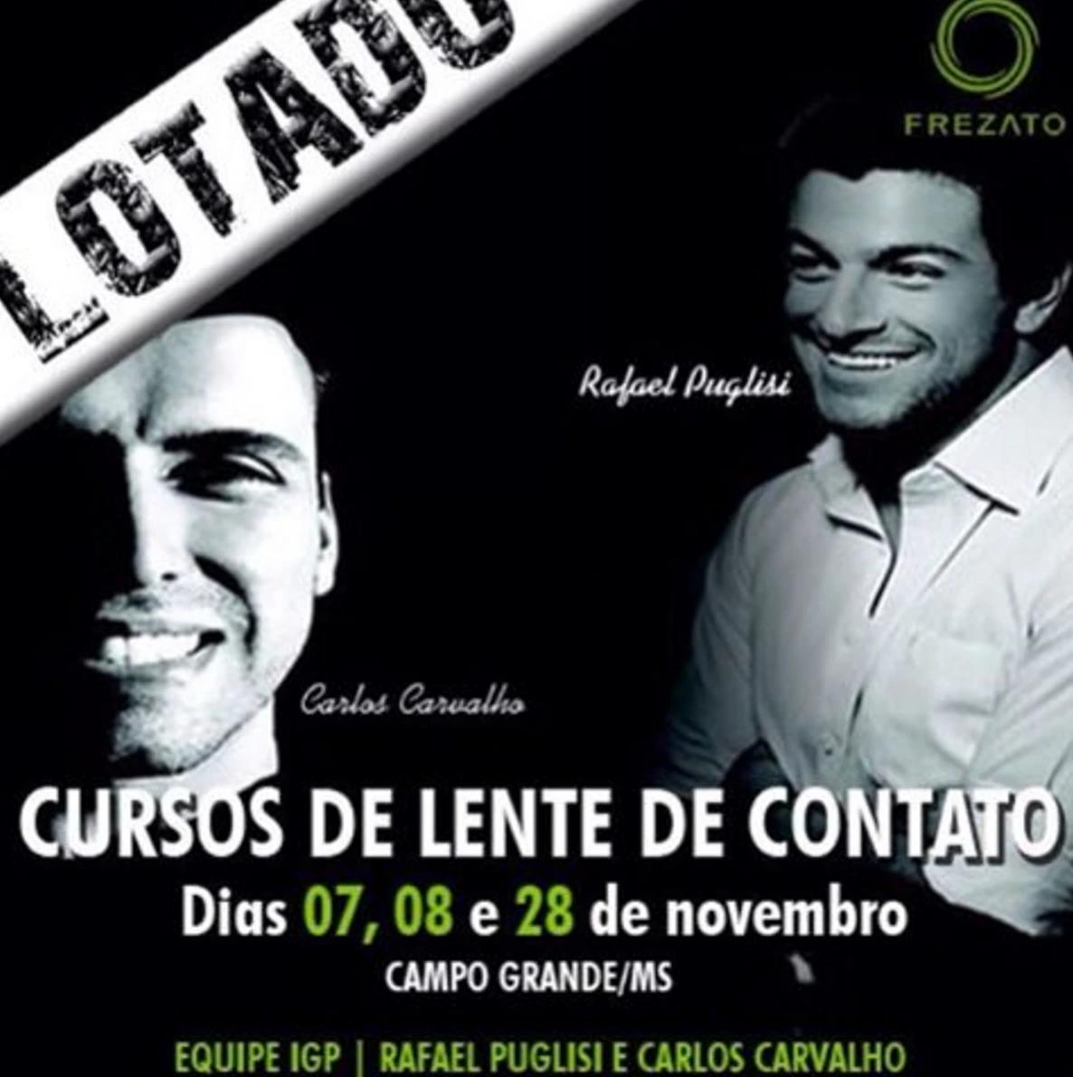 Curso de Lente de Contato: Campo Grande/MS, 07, 08 e 28/11/2015 · Campo Grande/MS