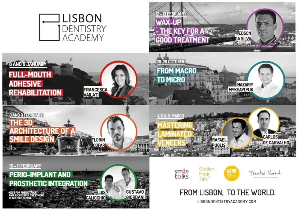 Registro histórico da Lisbon Dentistry Academy em 2016