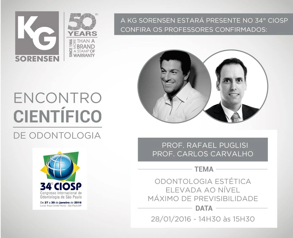 34º CIOSP: Congresso Internacional de Odontologia de São Paulo, 2016 · São Paulo/SP
