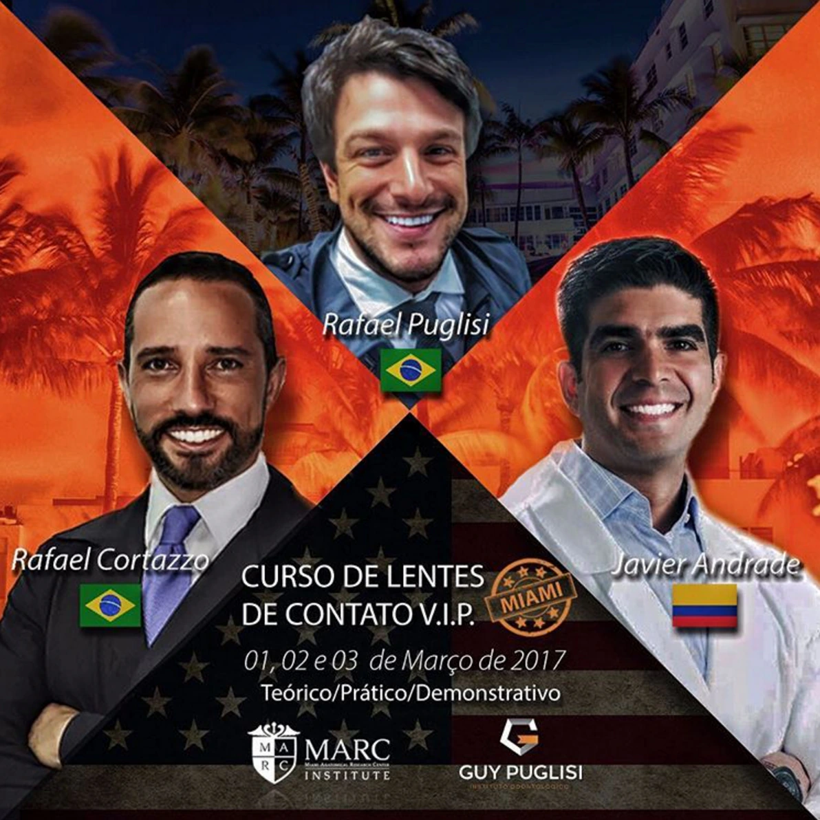 Cartaz histórico da edição V.I.P. Miami de março de 2017