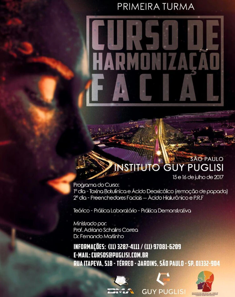 Curso de Harmonização Facial: Julho/2017, 15–16/07/2017