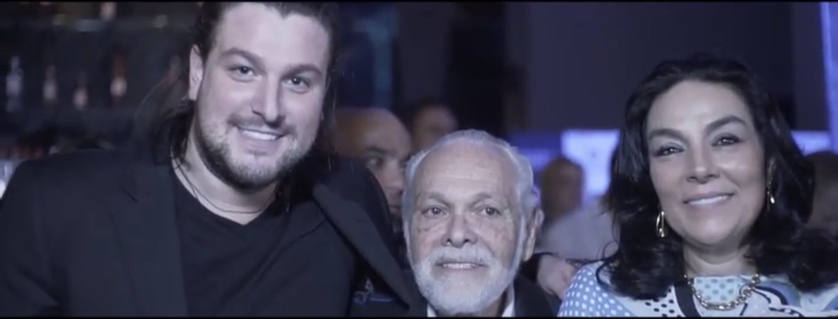 Rafa, Guy e Silvana Puglisi reunidos em um evento
