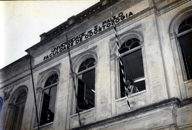 Fachada da Faculdade de Odontologia da USP em 1969